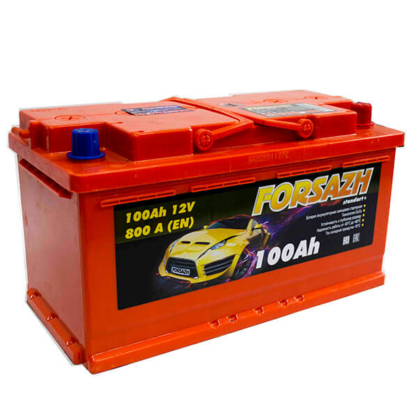 Аккумулятор FORSAZH 6 CT-100, обратная полярность