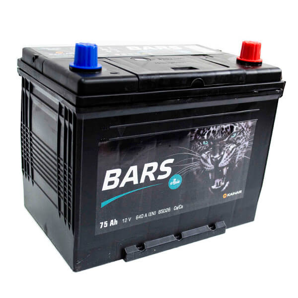 Аккумулятор BARS 85D26L 6 CT-75, прямая полярность