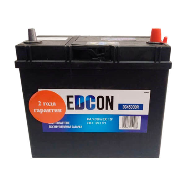Аккумулятор EDCON DC45330R 45 Ah, обратная полярность