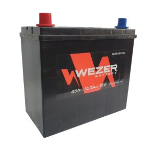 Аккумулятор WEZER Batterie 45Ah 330A (L), прямая полярность