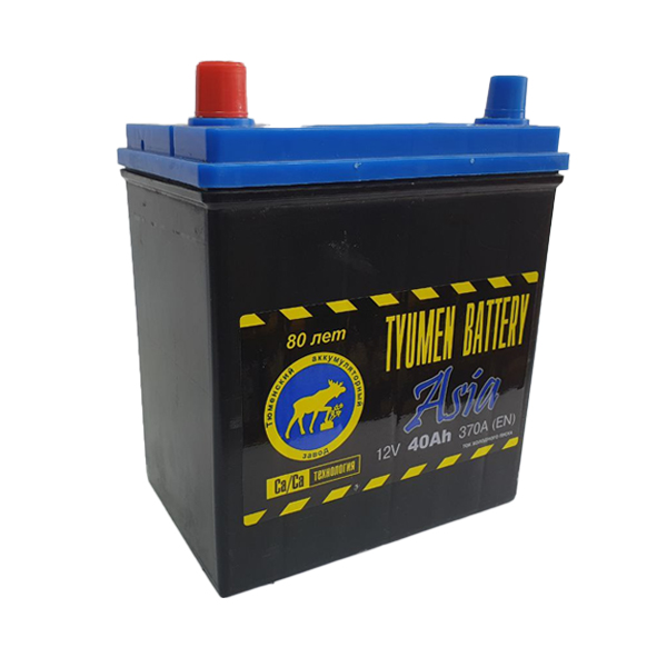 Аккумулятор Tyumen Battery Asia 6СТ-40L/L (Ca/Ca), прямая полярность