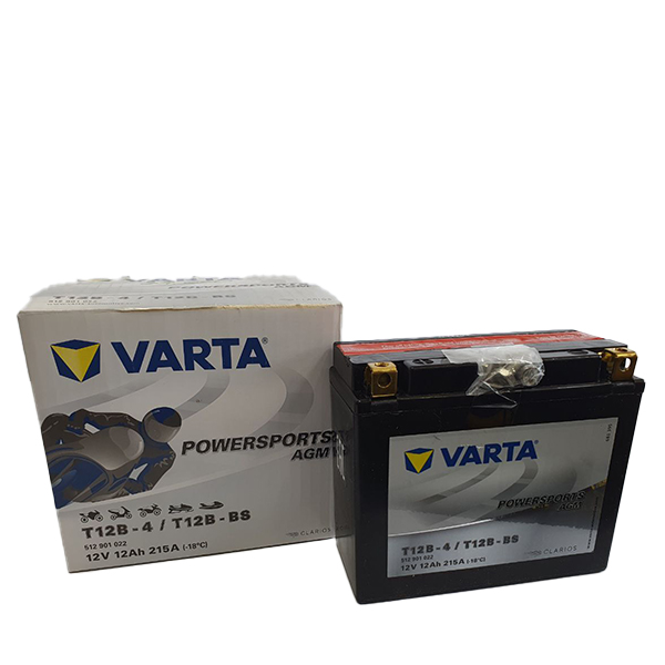 Аккумулятор Varta Powersports AGM T12B-4 прямая полярность