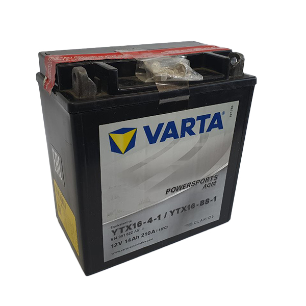 Аккумулятор Varta YTX16-4-1 прямая полярность