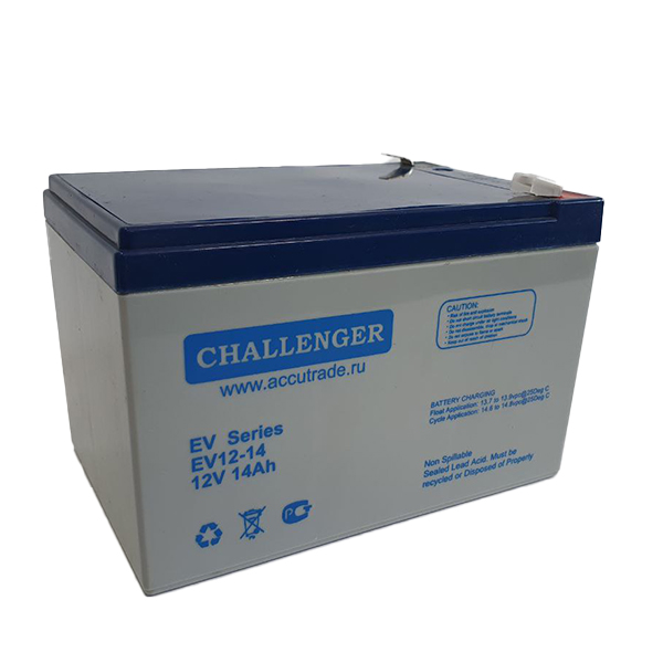 Аккумулятор Chaleneger EV12-14, прямая полярность