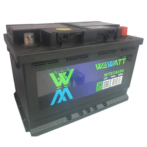 Аккумулятор WEWATT WT574104 74 Ah, обратная полярность